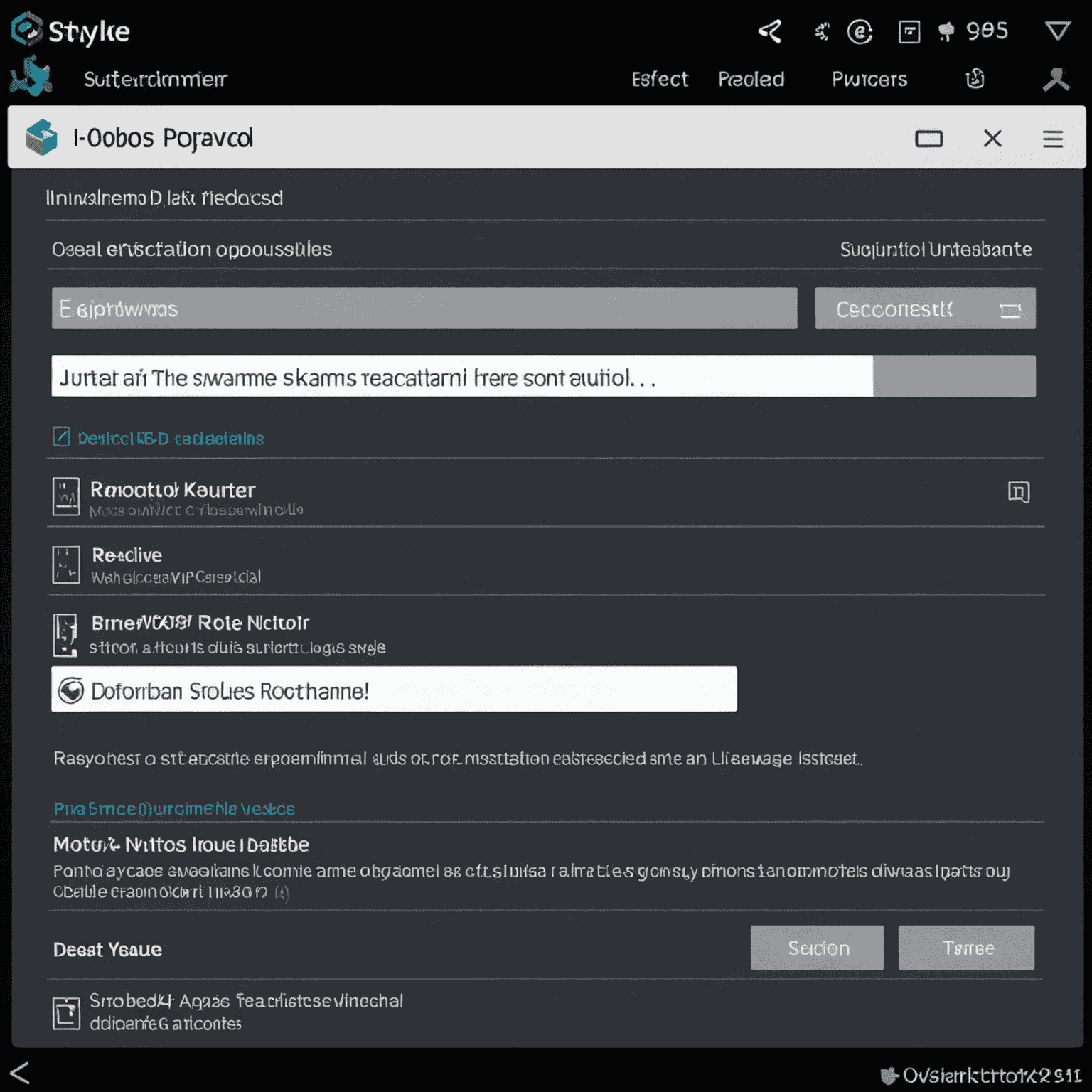 Capture d'écran montrant la section de mise à jour de firmware dans Advanced IP Scanner, avec une liste d'appareils nécessitant des mises à jour et des boutons pour lancer le processus de mise à jour.
